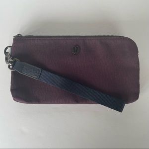 Lululemon Now and Always Pouch in Jacquard Black Cherry - Great Condition